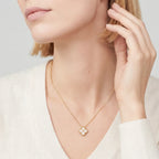 Vintage Alhambra Pavé Clover Pendant Necklace