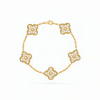 Vintage Alhambra Pavé Five Clover Bracelet