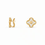 Vintage Alhambra Pavé Four-Leaf Earrings