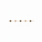 Vintage Alhambra Rose Pavé Clover Bracelet