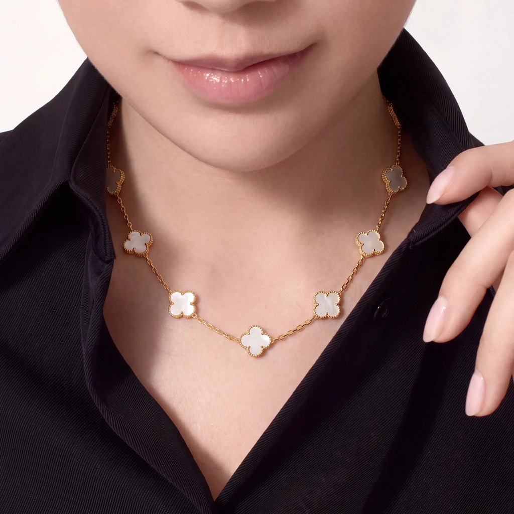 Vintage Alhambra Ten Clover Long Necklace