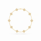 Vintage Alhambra Ten Clover Pavé Necklace