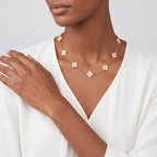 Vintage Alhambra Ten Clover Pavé Necklace