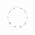 Vintage Alhambra Ten Clover Pavé Necklace