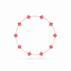 Vintage Alhambra Ten Clover Station Necklace