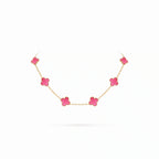 Vintage Alhambra Ten Clover Station Necklace