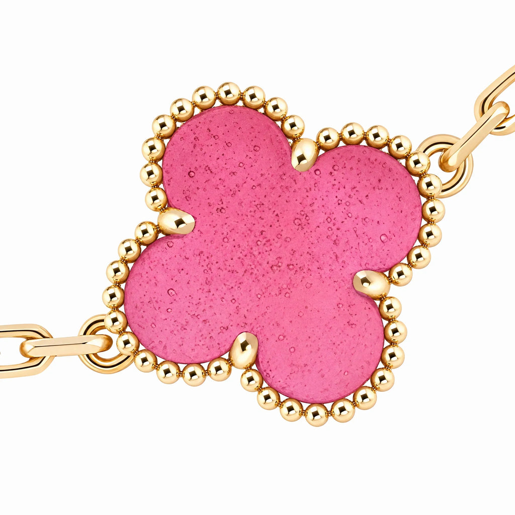 Vintage Alhambra Ten Clover Station Necklace