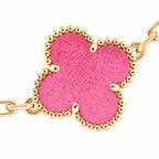 Vintage Alhambra Ten Clover Station Necklace