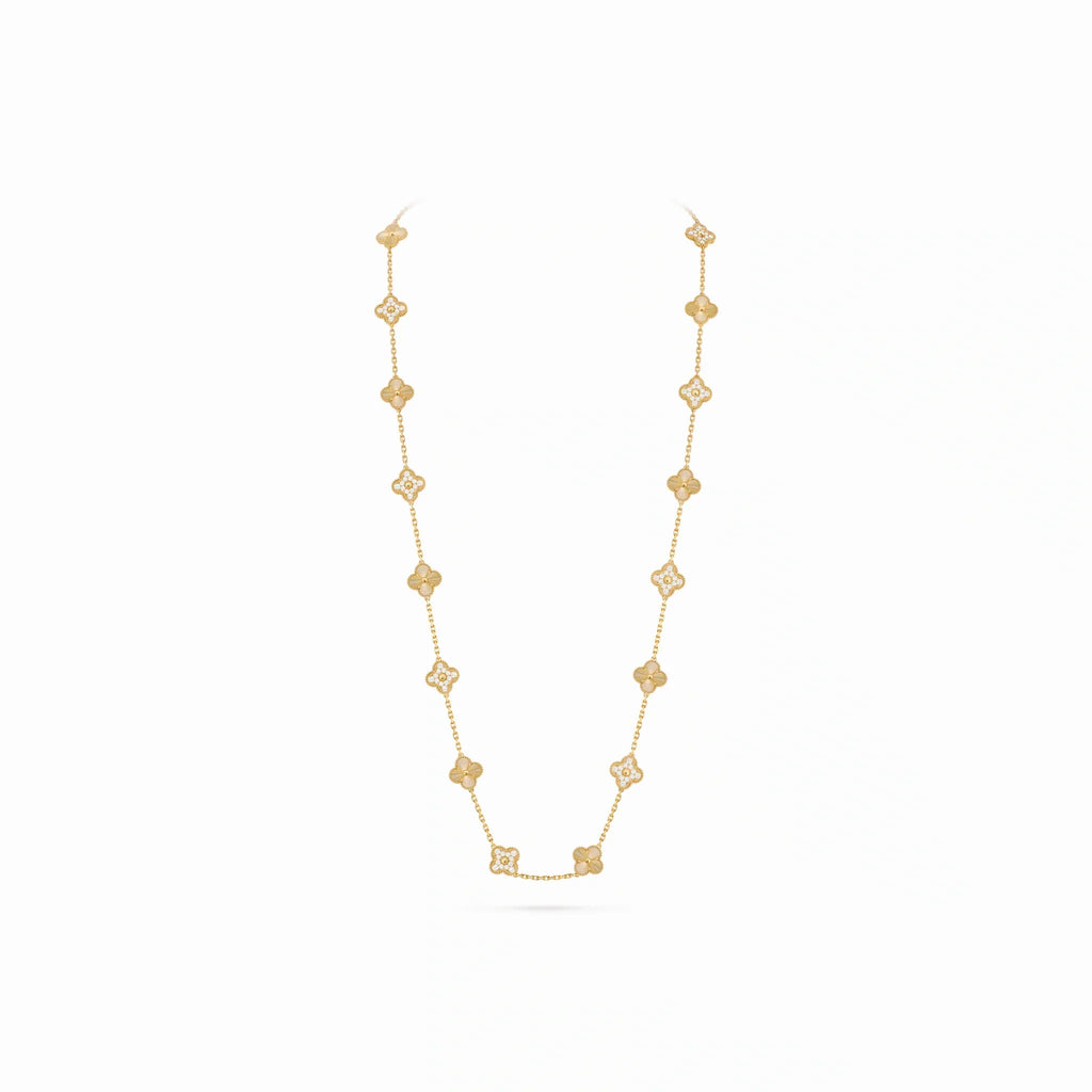 Vintage Alhambra Twenty Clover Chain Necklace