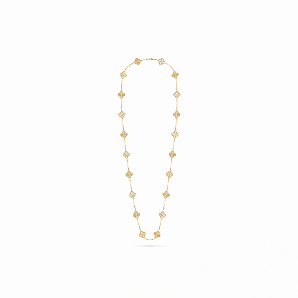 Vintage Alhambra Twenty Clover Chain Necklace
