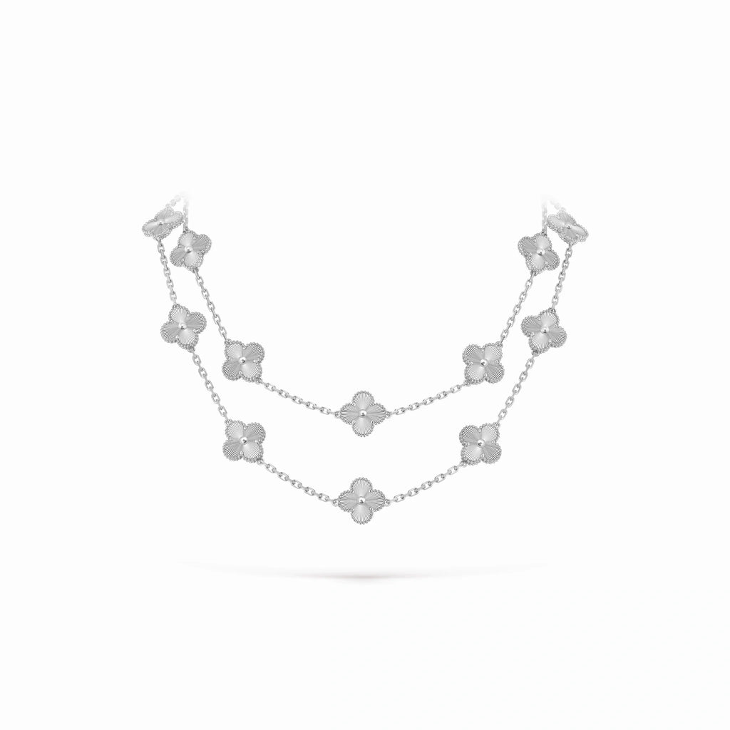 Vintage Alhambra Twenty Clover Chain Necklace