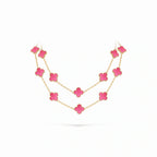 Vintage Alhambra Twenty Clover Layering Necklace