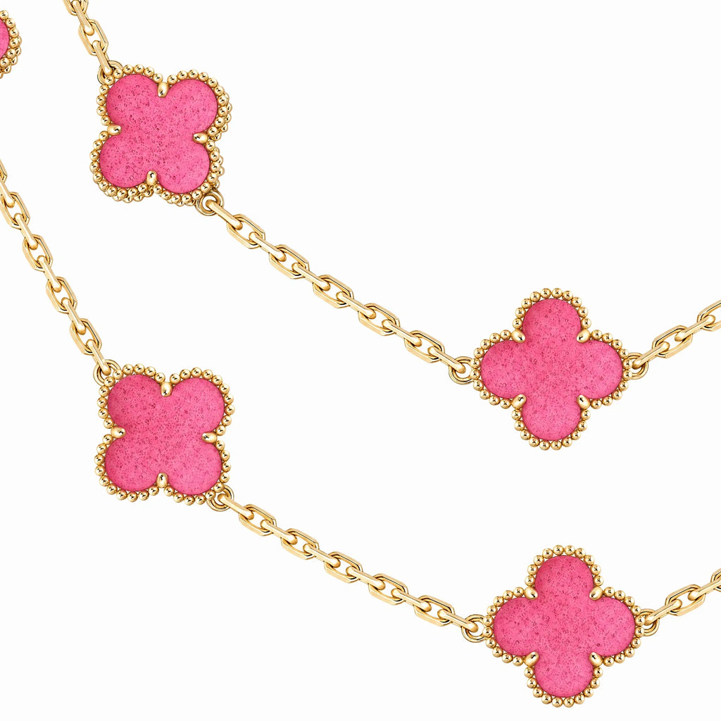 Vintage Alhambra Twenty Clover Layering Necklace