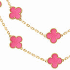 Vintage Alhambra Twenty Clover Layering Necklace