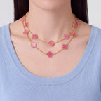 Vintage Alhambra Twenty Clover Layering Necklace