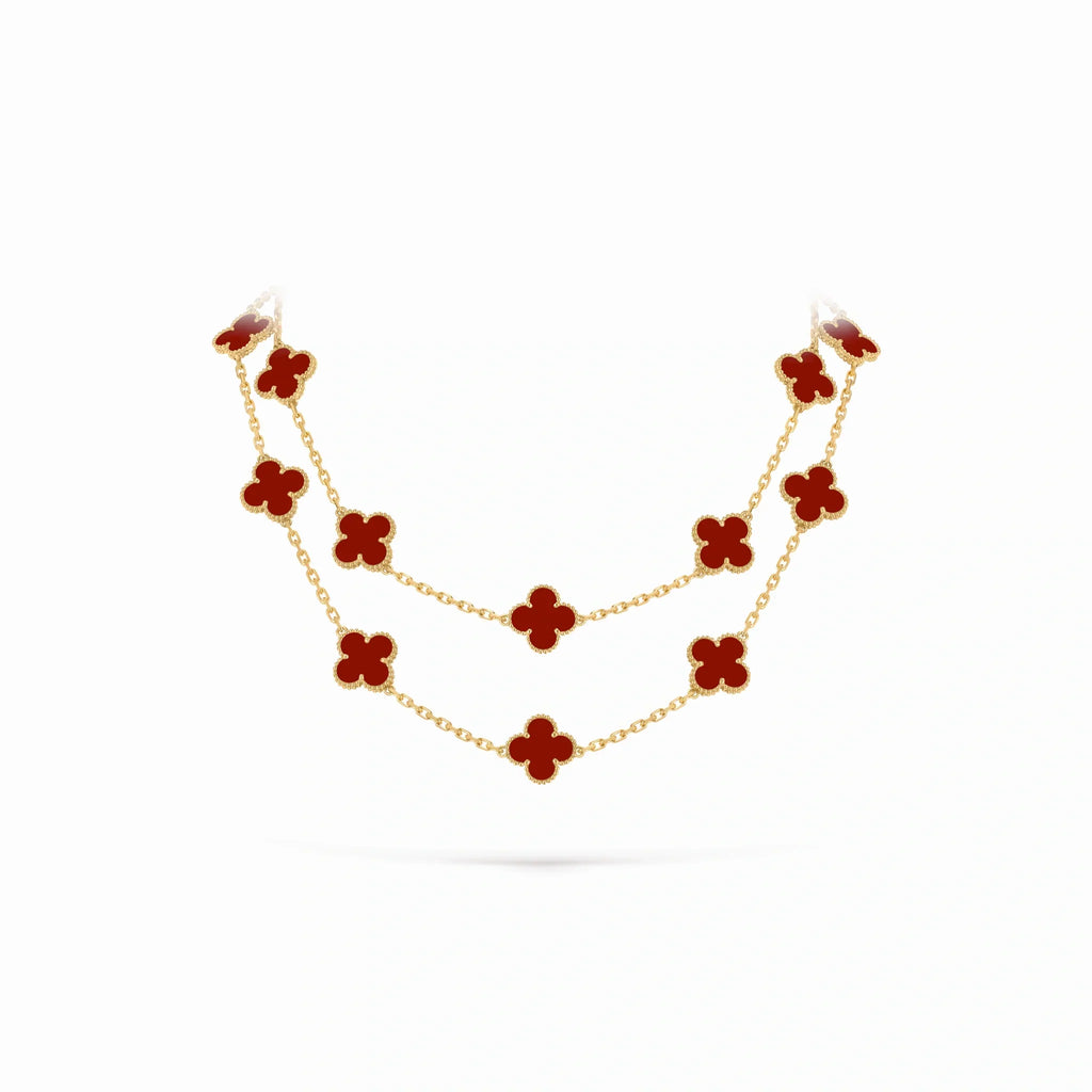 Vintage Alhambra Twenty Clover Sautoir Necklace