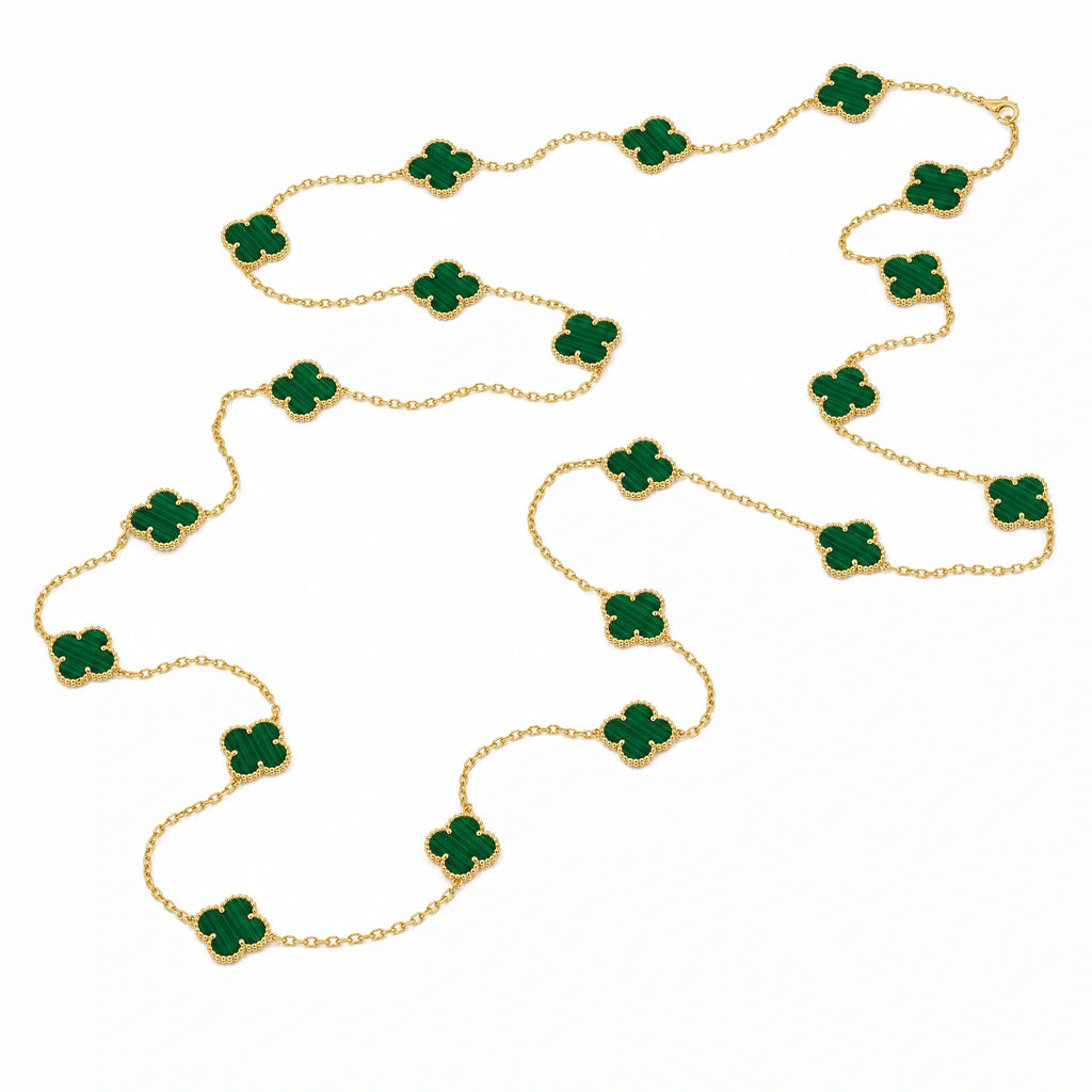 Vintage Alhambra Twenty Clover Sautoir Necklace