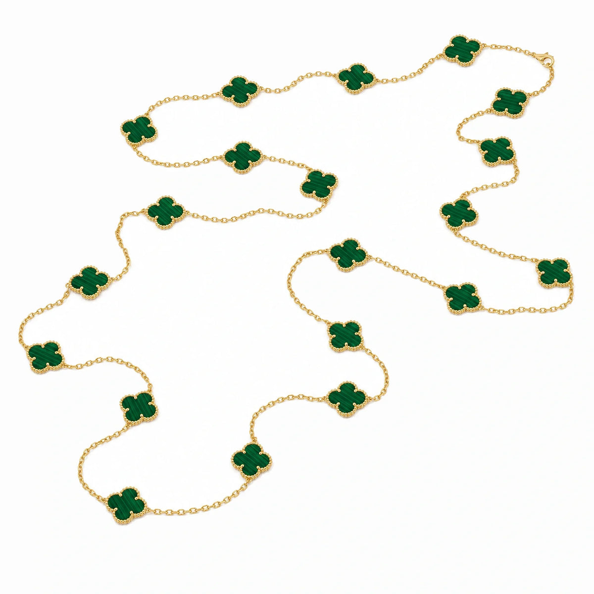 Vintage Alhambra Twenty Clover Sautoir Necklace