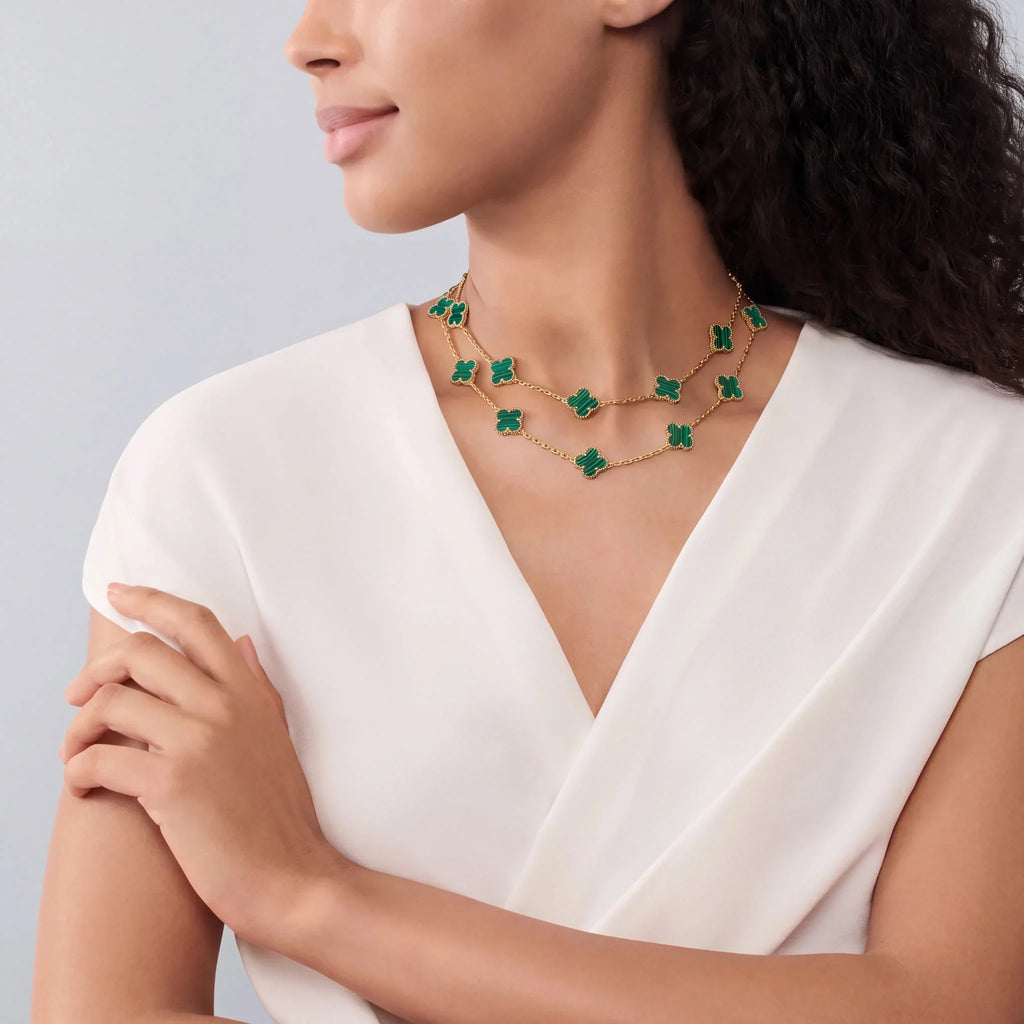 Vintage Alhambra Twenty Clover Sautoir Necklace