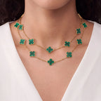 Vintage Alhambra Twenty Clover Sautoir Necklace