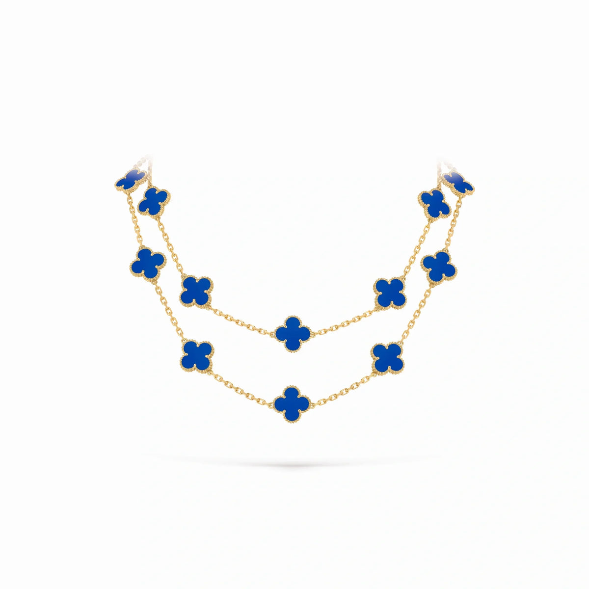 Vintage Alhambra Twenty Clover Sautoir Necklace
