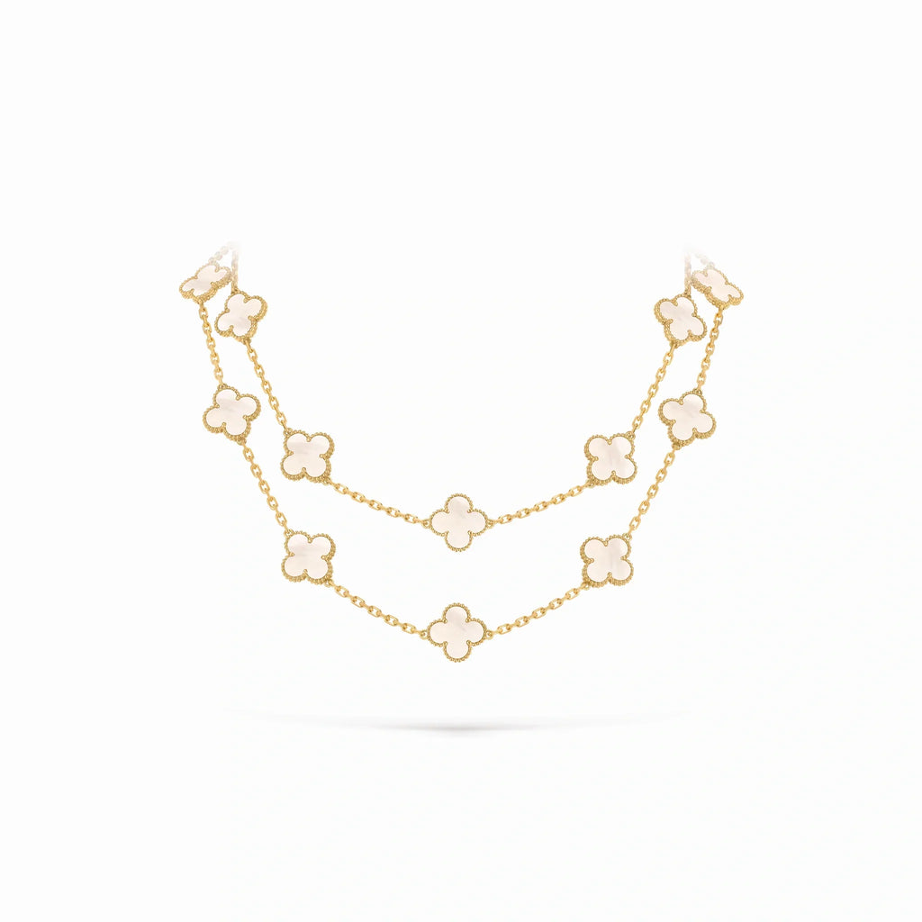 Vintage Alhambra Twenty Clover Sautoir Necklace