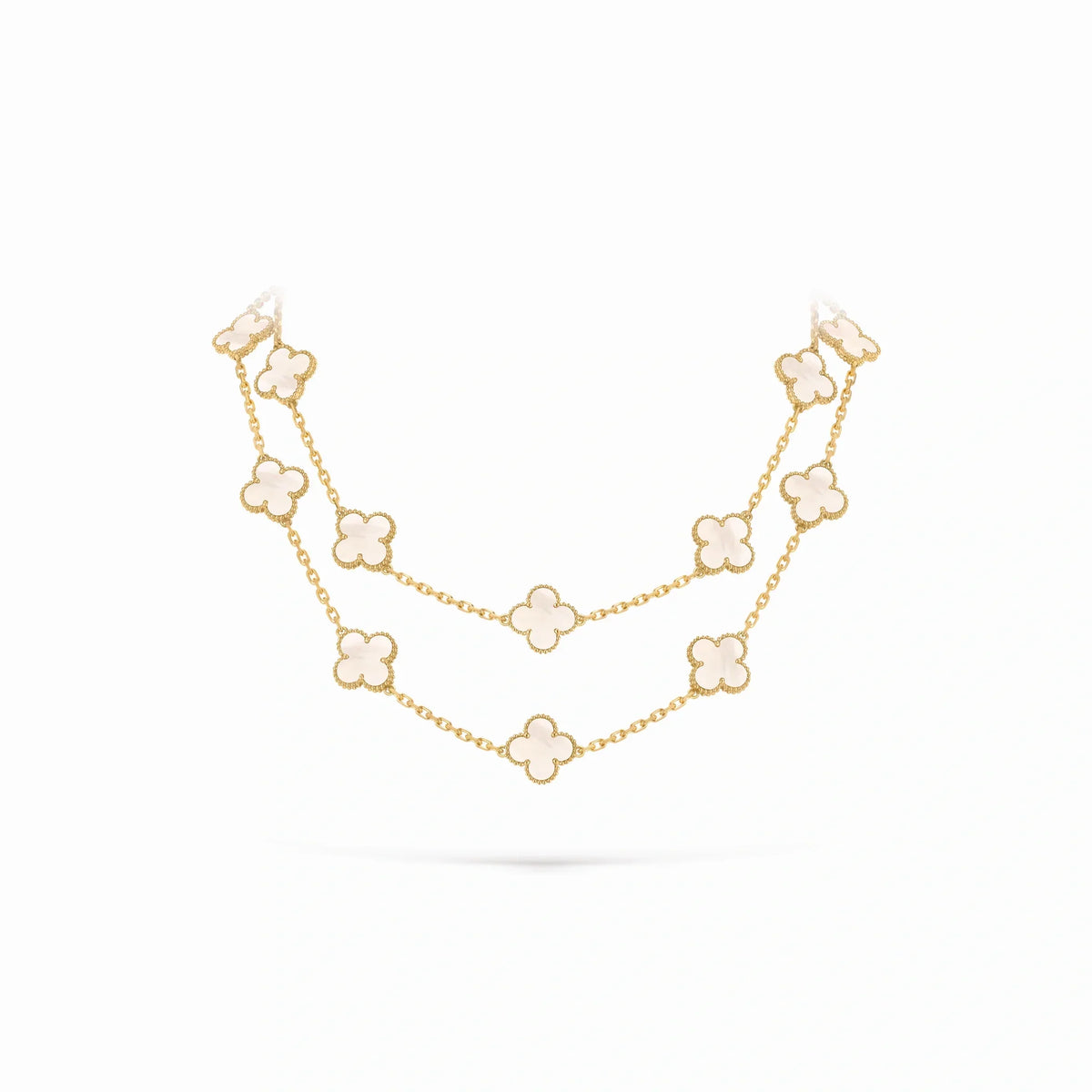 Vintage Alhambra Twenty Clover Sautoir Necklace